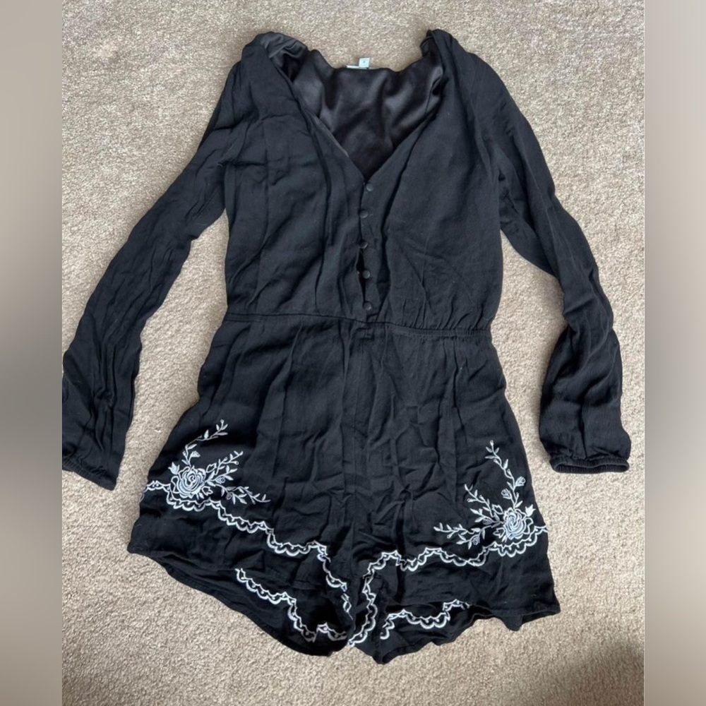 Black Dress Romper